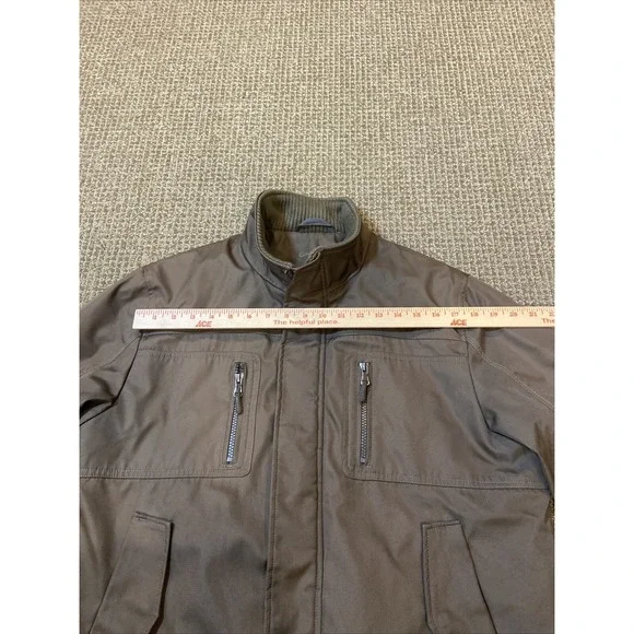 Calvin Klein Mens Ski Bomber Jacket Medium Brown - Picture 13 of 16